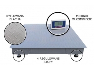 Waga platformowa HE z drukarką M-P [1,5t/0,5kg] [1,2x1,2m]